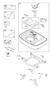 Fuel Supply Group Diagram and Parts List for 386447-0448-F1 200000 - 399999 Briggs and Stratton Engine